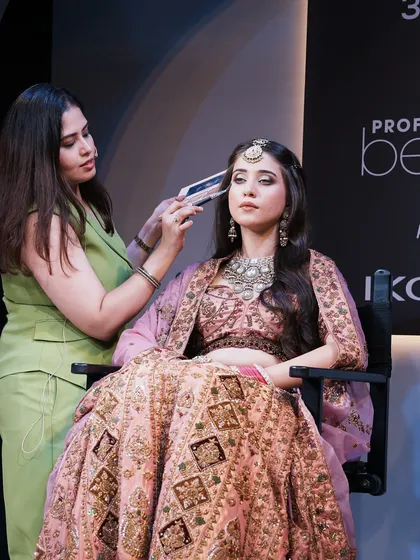 I and my team regularly demonstrate our techniques at major industry events like the Professional Beauty India expo. I bring this industry-leading expertise directly to my students.