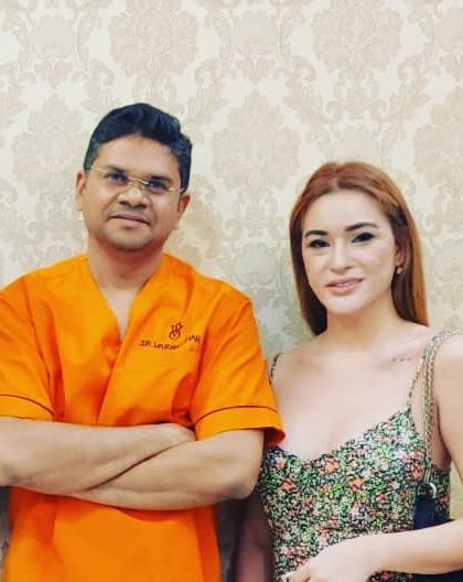 With a patient who understands that patience is key to great results. The final outcome of a hair transplant is always worth the wait.