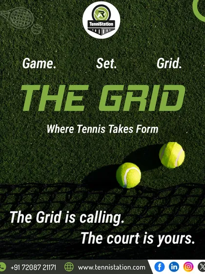 Game. Set. Grid. The court is where tennis takes form, and it's calling your name. The court is yours.