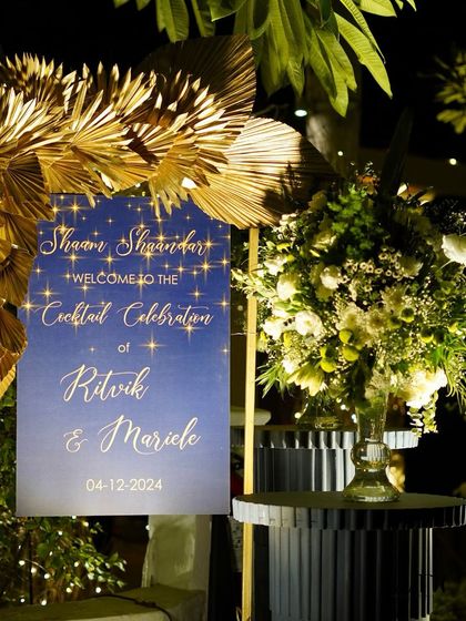 Wedding Decor Company - Wedding Event Design & Decor Chic Sangeet & Cocktail Nights photo 16