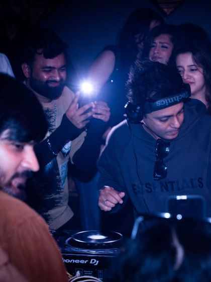 Another close-up of the crowd at Magique, completely absorbed in the music. The energy is infectious.