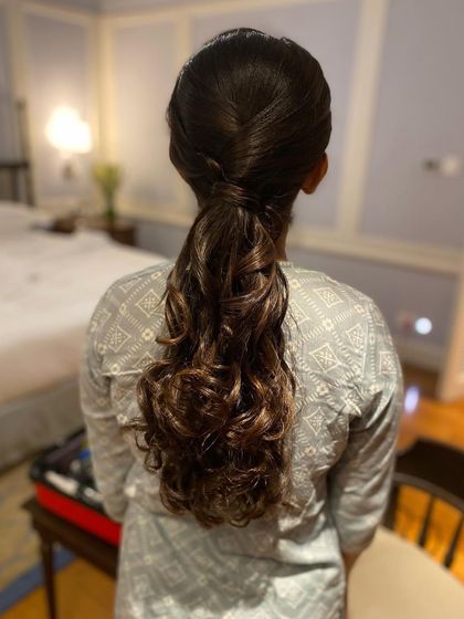 Shruthi - Bridal & Event Hairstyling Modern Styles for Sangeet & Receptions photo 76