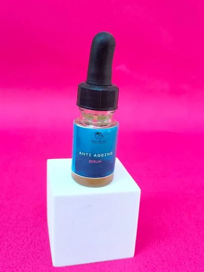 My Anti-Ageing Serum helps reduce fine lines, boosts hydration, and improves skin elasticity for a youthful glow.