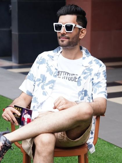 Relaxed but ready. This is my look for a casual pre-wedding function, blending comfort with style.