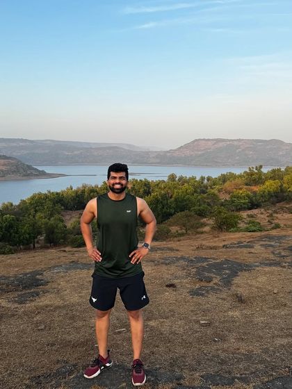 Sometimes the best gym is a quiet hilltop at sunset. Taking a moment to enjoy the view and fresh air.