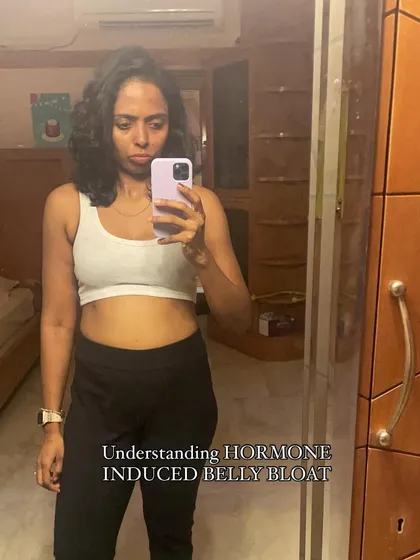 Let's talk about something real: hormone-induced belly bloat. Even as a nutritionist, my body fluctuates, and that's completely normal. Over 70% of women experience this, and it's not about weight gain. My coaching helps you understand these changes and manage them with kindness and knowledge, not punishment.