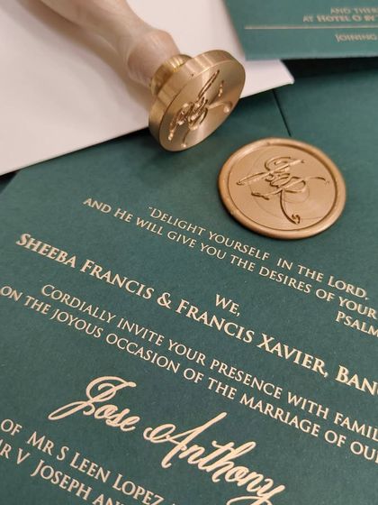 House Of Cards - Special Occasion Invitations Modern Elegance: Vellum, Pastels & Wax Seals photo 11