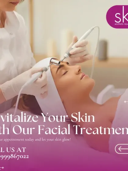 This image captures the essence of a revitalizing facial treatment at my clinic. Every procedure is performed by a trained professional in a sterile environment, ensuring your skin receives safe and effective care.