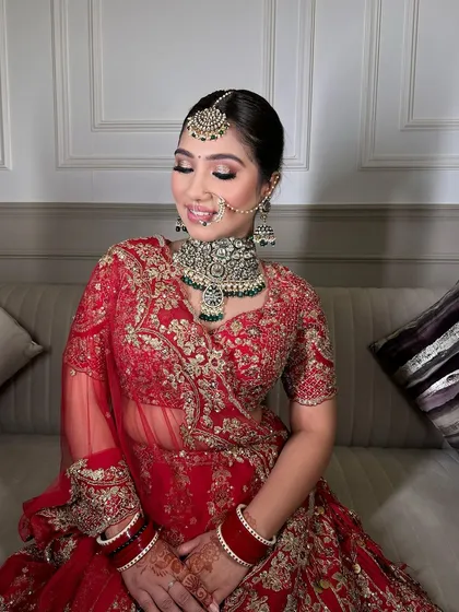 Another shot of this glowing bride, looking radiant and happy.