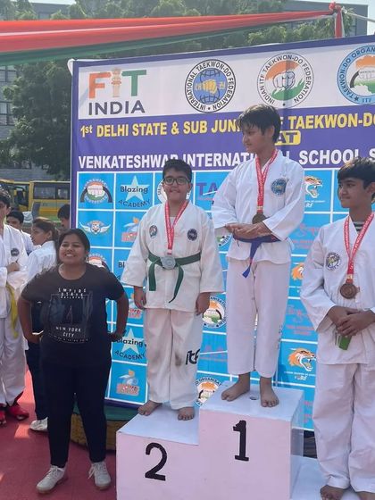More podium finishes for our students at the Delhi State Championship.