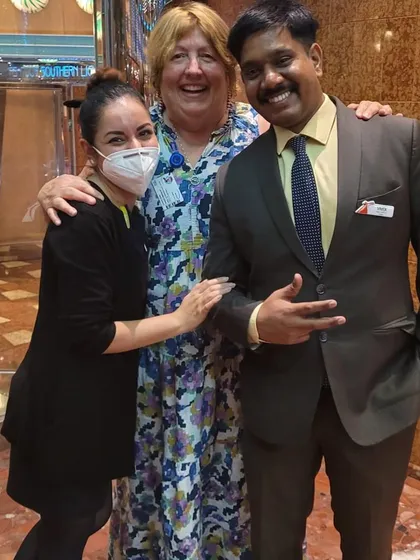More happy faces from my time on the Carnival cruise. I am grateful for every person I get to share my magic with.