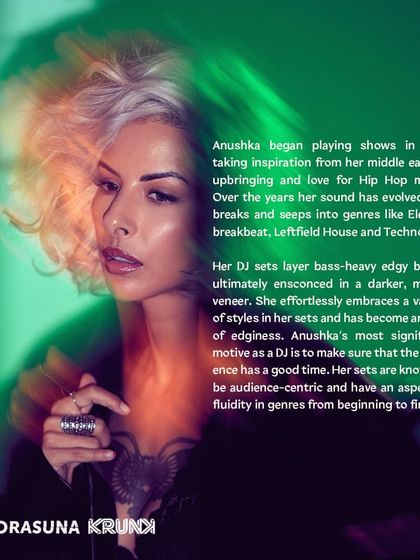 A description of my sound, which has evolved into a mix of Electro, breakbeat, Leftfield House, and Techno.