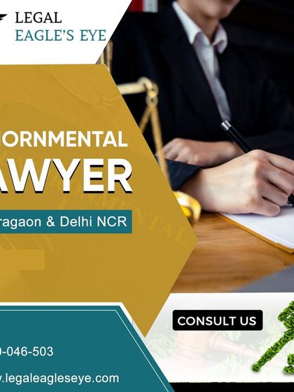 We are experienced environmental lawyers serving Gurgaon and Delhi NCR. This image of a lawyer at work represents our focus on protecting your interests and providing sound legal advice on all environmental matters.