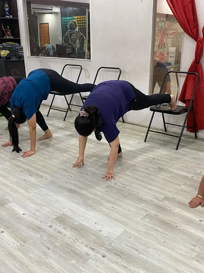 A supported forward fold that helps stretch the entire back of the body.