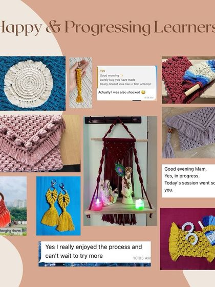 The progress from one session to the next is always exciting. Here are more examples of the lovely items created by my talented students.