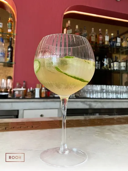 Sip on freshness. A simple, elegant cucumber gin and tonic is the perfect way to cool down and relax.
