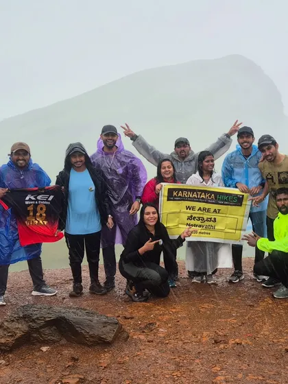 On the peaks of Netravathi, our love for trekking meets our passion for cricket. You’ll often hear us chanting “Ee Sala Cup Namde!” because our RCB spirit travels with us. It’s all part of the unique, local vibe you get when you trek with us.