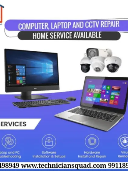 We bring our expert services directly to your home. Our team is equipped to handle computer, laptop, and even CCTV repairs on-site, specializing in everything from hardware installation to software troubleshooting and virus removal.