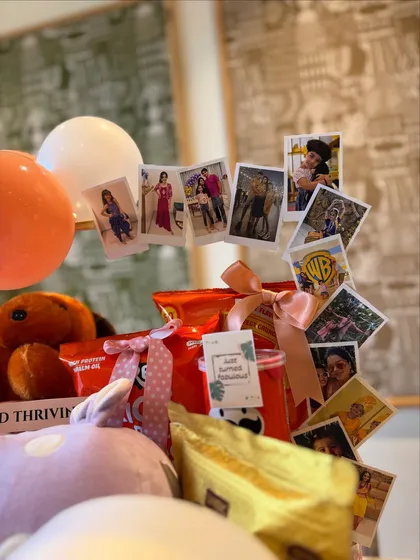 A beautiful display of 12 cherished memories captured in photos, creating a personal journey through the years for her 12th birthday.