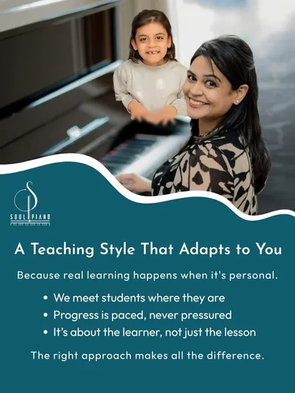I believe real learning happens when it's personal. I don't use a one-size-fits-all method; instead, I adapt my teaching style to match each student's unique pace and personality, ensuring progress is paced, never pressured.