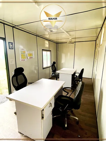 Our portable offices are delivered as turnkey solutions. This space is fully furnished and ready for your team to plug in and start working, eliminating the downtime associated with traditional office setups. We provide practical, ready-to-work container offices.