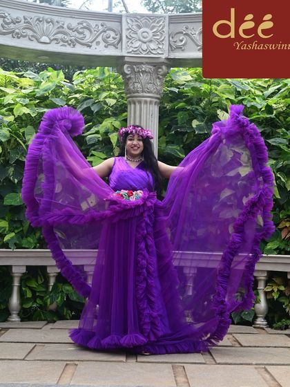 Dee Yashaswini - Occasion Wear Rentals Maternity Photoshoot Outfits photo 39