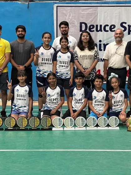 The results of our hard work. This is our team after a dominant performance at the Gurgaon District Championship 2025, where we secured a total of 10 medals, including 5 golds and 5 silvers.