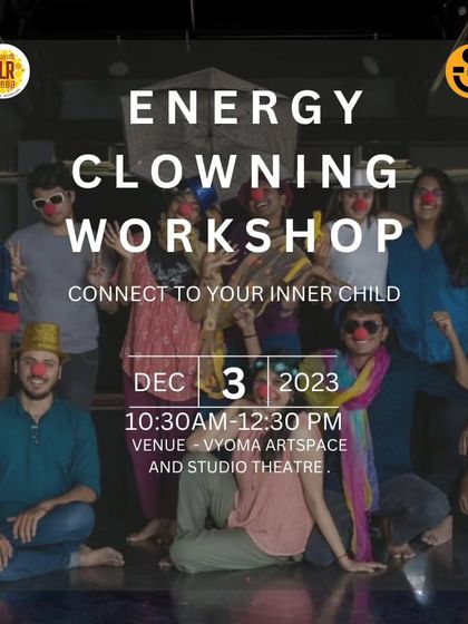 "Connect to your inner child" with an Energy Clowning Workshop. Hosted as part of the BLR Habba, this event brought smiles and laughter to our space.