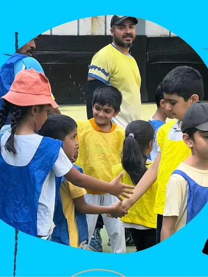 This is what it's all about. A simple handshake between teammates teaches respect and sportsmanship. We emphasize playing fair and celebrating each other's efforts, building a foundation for positive relationships.