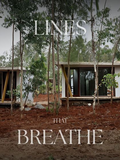 Lines that breathe. The minimalist cottages of the resort are nestled amongst existing trees, with clean architectural lines that contrast beautifully with the organic forms of the forest.
