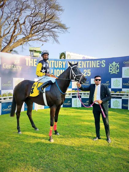 'Mayne Magic' after another victory, this time in The Garden City Trophy.