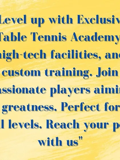 This graphic summarizes our promise to you. We offer high tech facilities and custom training to help passionate players of all skill levels reach their peak performance.