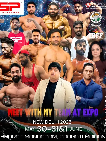 This is my team, my pride. We are a family of athletes who support each other and believe in genuine hard work. Come meet us at the next IHFF expo in Delhi and become a part of our bhaichara.