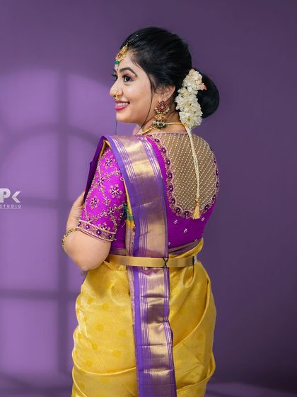 Maya Designer Studio - Custom Bridal & Occasion Wear Intricate Hand-Embroidered Blouses photo 14