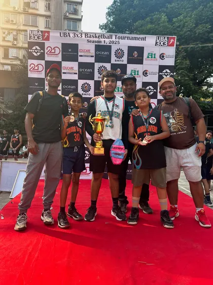 Our U-14 boys team standing proud as runners-up at the UBA 3x3 Basketball Tournament. We train our players to fight hard and show sportsmanship, whether they win or learn.