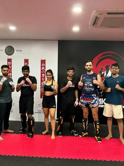 The group stands ready after a session with our guest coach, looking stronger and more skilled.
