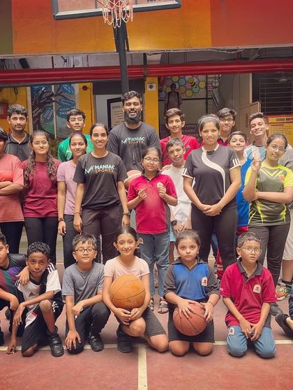 Another shot of our amazing group of young ballers. We are proud to be building the next generation of players, one dribble at a time.