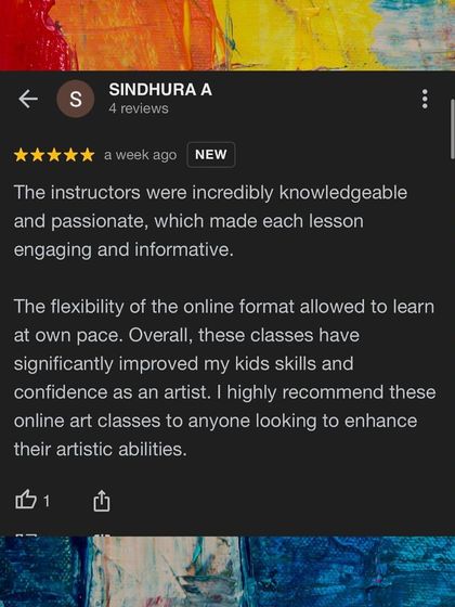 Bloom and Grow - Online Art & Craft Classes What Parents Are Saying photo 15