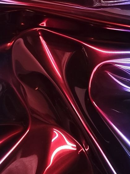 Experimenting with new color combinations in the studio. This deep red and inky blue is a new direction.