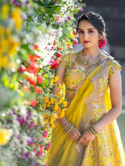 G Suhasini - Bridal & Occasion Makeup Engagement & Pre-Wedding Looks photo 3