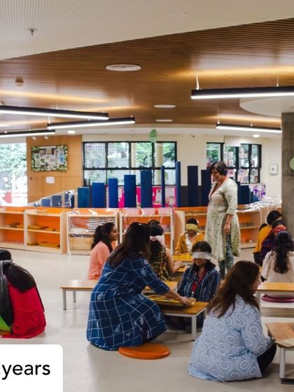 A wide view of the intensive Montessori pedagogy workshop at Kai Early Years. We create an immersive learning environment for teachers, just as they do for children.