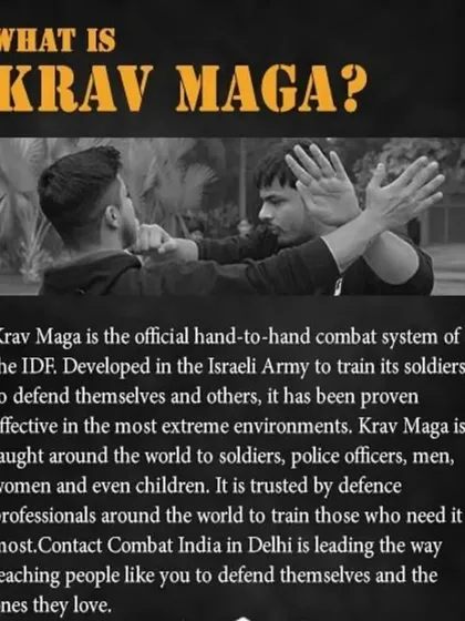 This explains the core of what I teach. Krav Maga is the official hand-to-hand combat system of the Israeli Defense Forces, proven effective in the most extreme environments and now taught to civilians like you.