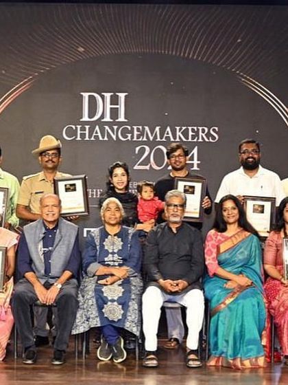 A group photograph with the winners of the Deccan Herald Changemakers 2024 awards. It was an inspiring experience to be on the jury and learn about the incredible work these individuals are doing for society.