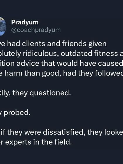 Pradyum - Personalized Strength Training Debunking Fitness Bullshit photo 13