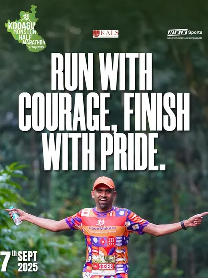Run with courage, finish with pride. Embrace the monsoon, conquer the course, and let your spirit soar.
