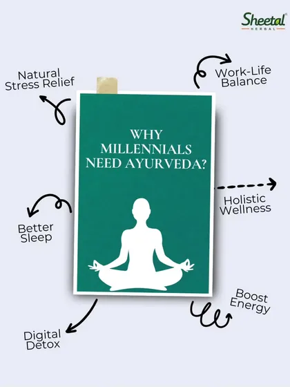 For millennials juggling work, life, and digital overload, Ayurveda offers a path to balance. It provides tools for natural stress relief, better sleep, and holistic wellness, helping you boost energy and find your center in a hectic world.