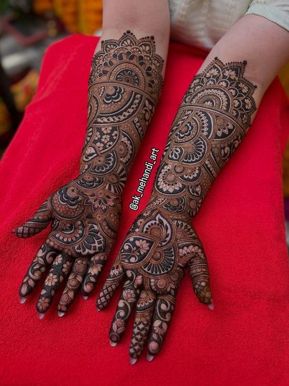 Abhishek Kumar - Bridal Mehndi Full Bridal Mehndi (Hands & Arms) photo 25
