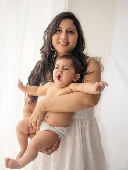 Capturing the perfect yawn. Sometimes the most candid, unplanned moments make for the most adorable and memorable baby photos.