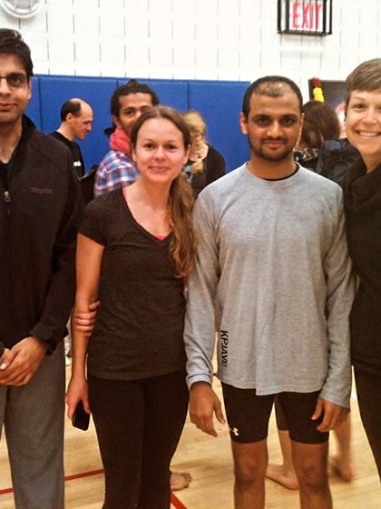 A photo with my teachers Anna and Megan from a class in New York. I am eternally grateful for the teachers, the teachings, and the people who have shaped my path.