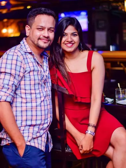 A couple enjoying their evening at The Boozy Griffin. My sets provide the perfect soundtrack for a date night or a night out with friends.